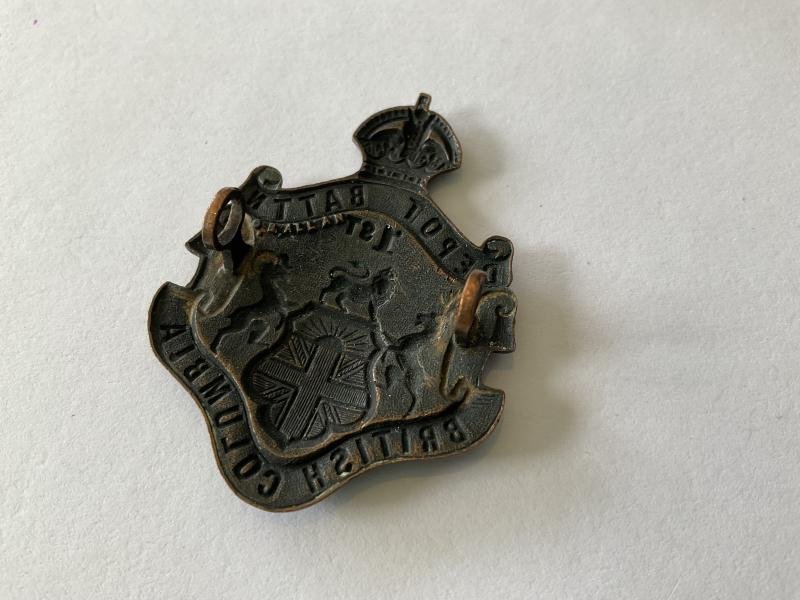 WW1 C.E.F 1st Depot Battalion (B.C) made by ALLAN — image 2