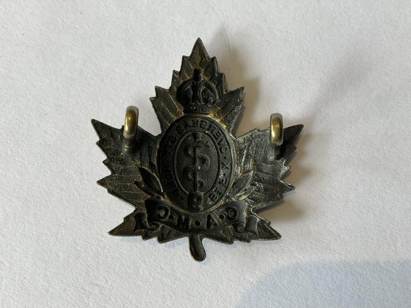 WW1 C.E.F 9th St.Francis-Xavier Canadian Stationary Hospital cap badge. — image 2