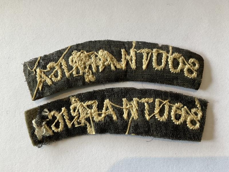 WW2 SOUTH AFRICA cloth army nationality titles. — image 2