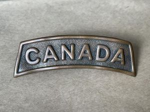 WW1 C.E.F CANADA shoulder title by SCULLY