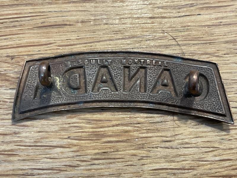 WW1 CANADA nationality title made by SCULLY — image 2