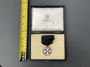 Boxed Order of St John (Officers enamelled) medal .