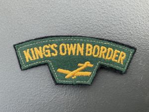 KINGS OWN BORDER cloth shoulder title.
