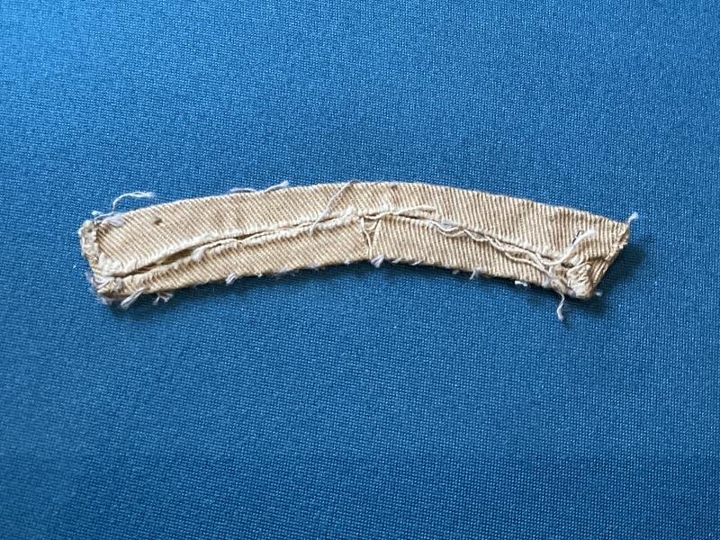 WW2 Printed HOME GUARD cloth shoulder title. — image 2