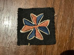 WW2 British Malta Mobile Units , R.A woolen formation sign.