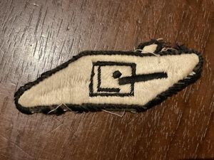 WW2 Royal Tank Regiment cloth sleeve badge
