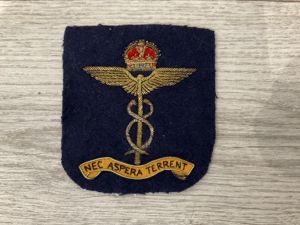 K/C R.A.F Medical Branch bullion blazer badge