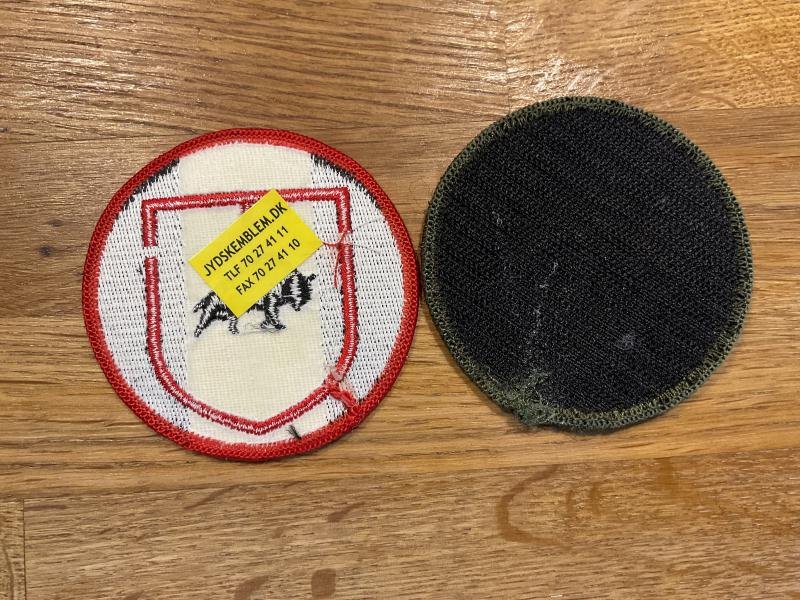 Danish Army Engineers T.R.F sleeve badges. — image 2