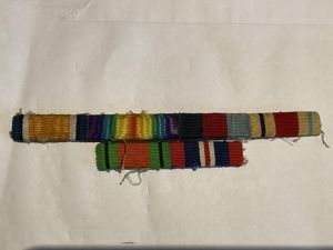 WW1 & 2 British/ commonwealth medal ribbon bars.