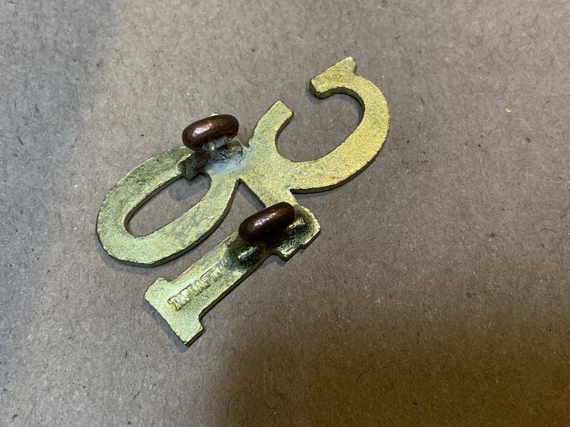 WW1 CEF 10th Battalion C/10 collar badge by TIPTAFT. — image 2
