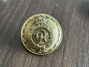 QVC Royal Engineer Department officers gilt button.