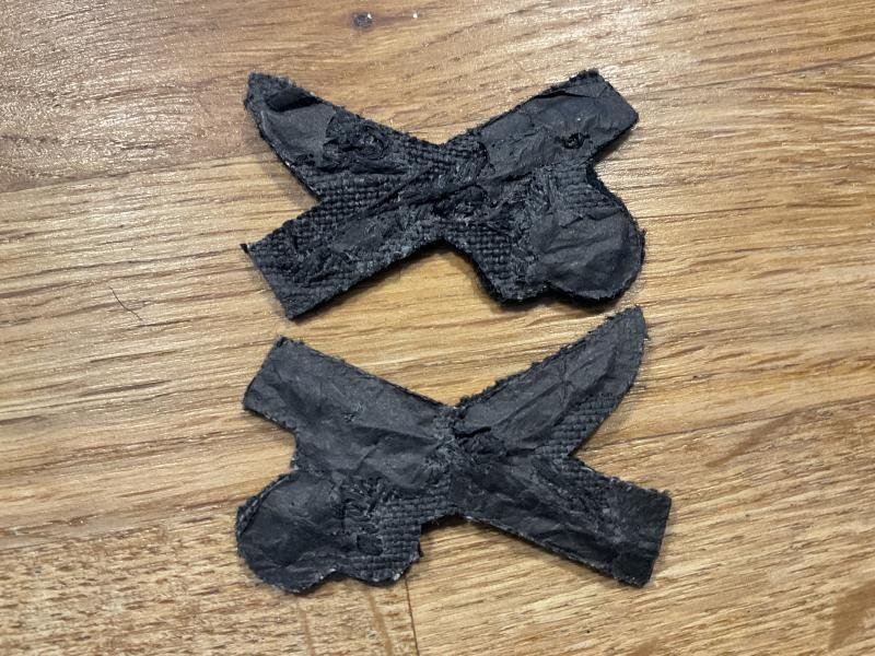 Gurkha Rifles cloth Generals rank. Matching facing pair. — image 2