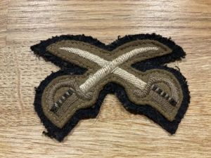WW2 British Army PTI cloth badge