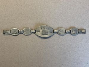 1944 dated Battle for Italian theatre souvenir bracelet.