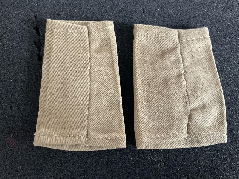 WW2 Tropical or Desert Blue cloth Majors rank slides. — image 2