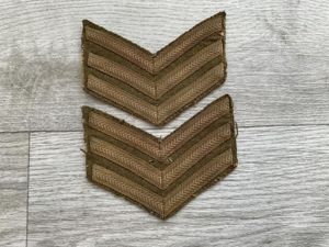 WW1 British & Commonwealth Sergeants stripes