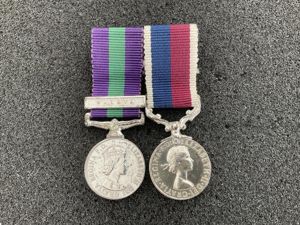 Miniature RAF G.S.Medal ( Malaya bar) & L.S.G.C mounted for …