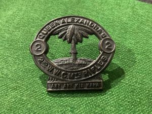 WW1 N.Z 2nd Wellington West Coast Mounted Rifles cap badge.