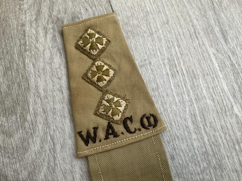 ww2 Captains women's auxiliary corps india shoulder slide — image 2