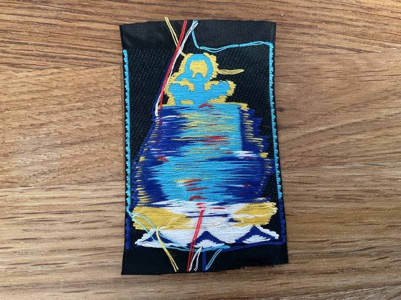 French 9th Marine Artillery Brigade (9e B.I.Ma) sleeve badge. — image 2