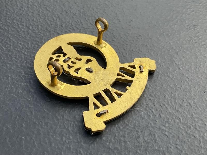 15th/19th King's Royal Hussars Post 1953 Officer's Cap Badge — image 2