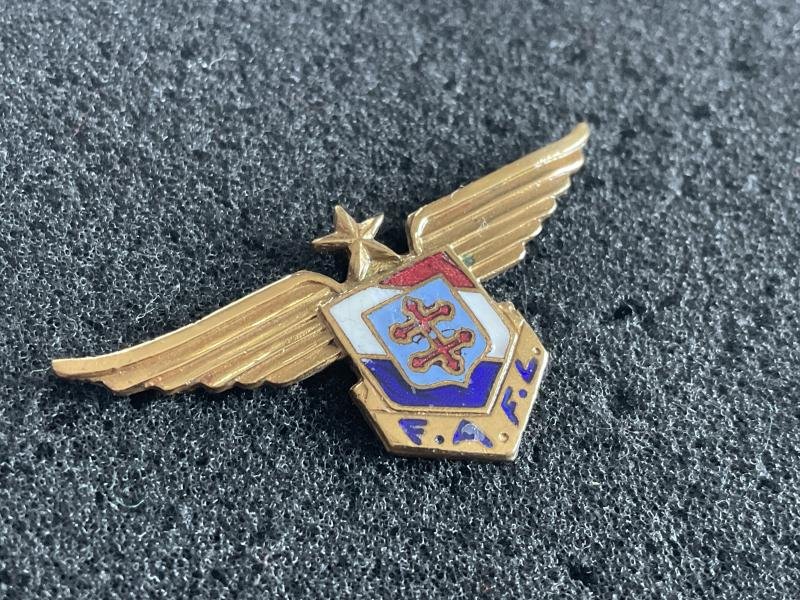 WW2 Free French F.A.F.L ( pre August 1943) breast wing. — image 2