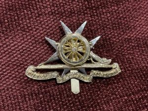 A/A Royal Malta Artillery post 1974 large cap badge.