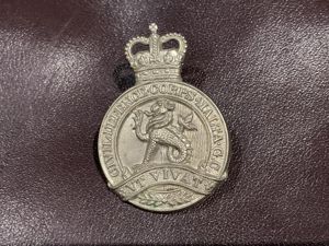 Q/C Civil Defence Corps of Malta G.C cap badge.