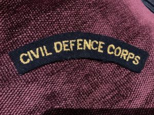 CIVIL DEFENCE CORPS (Malta) cloth shoulder title.