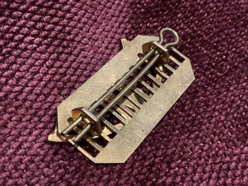 Royal Malta Artillery (R.M.A) brass shoulder title — image 2