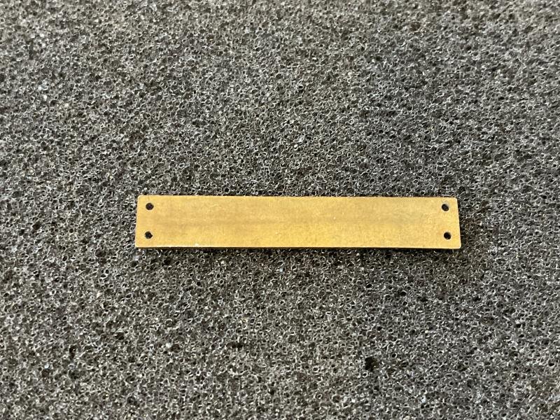 WW1 Full size Mons medal ribbon brass bar — image 2