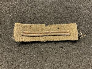WW1 British bullion wound stripe on cloth backing.
