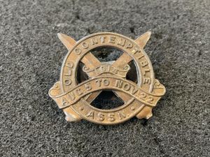 WW1 Old Contemptibles Association lapel badge number 4856.