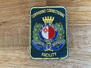 Malta Corradino Correctional Facility sleeve patch.