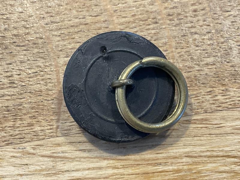 Q.V.C Royal Navy Black horn 30mm coat button. — image 2