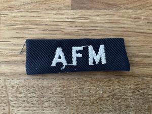 A.F.M (Armed Forces of Malta) Air Force shoulder title.