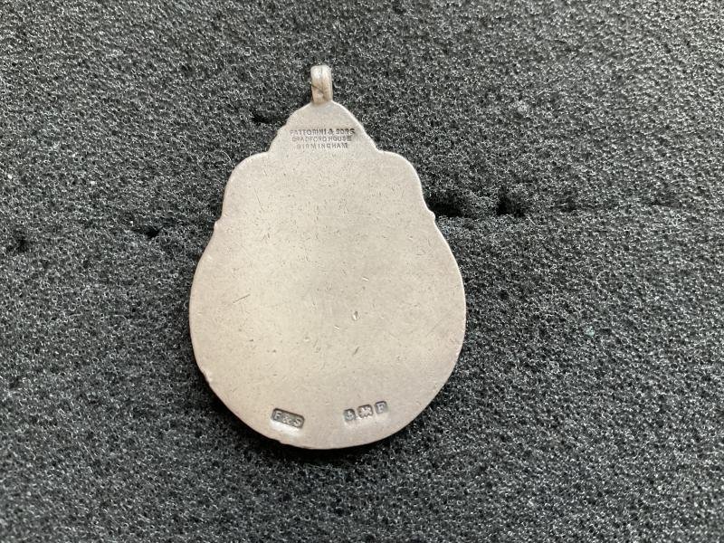 7th (Leeds Rifles)Bn, West Yorkshire Regt silver watch fob — image 2