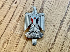 South Yemen Police cap badge by Gaunt London.