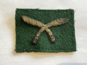 WW2 Indian Army, 43rd Lorried Infantry officers formation sign.