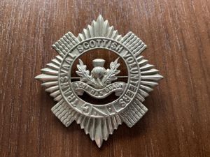 S.A Transvaal Scottish Volunteers Glengarry badge 1906-11