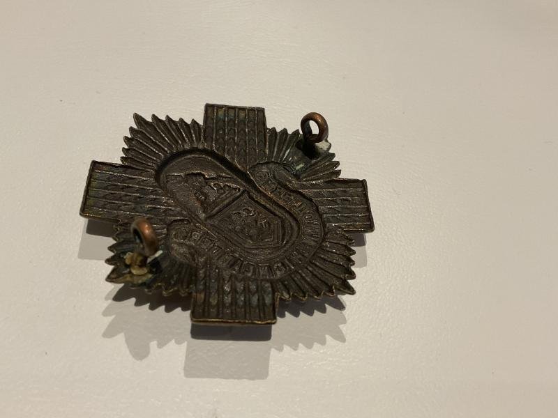 WW2 Cape Town Highlanders cap badge circa 1940-43. — image 2