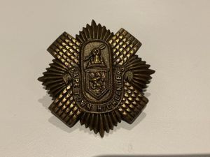WW2 Cape Town Highlanders cap badge circa 1940-43.