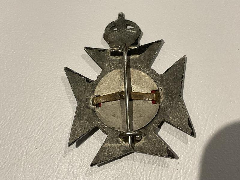 S.A Karrrarian Rifles Officers cap badge, circa 1902-14. — image 2