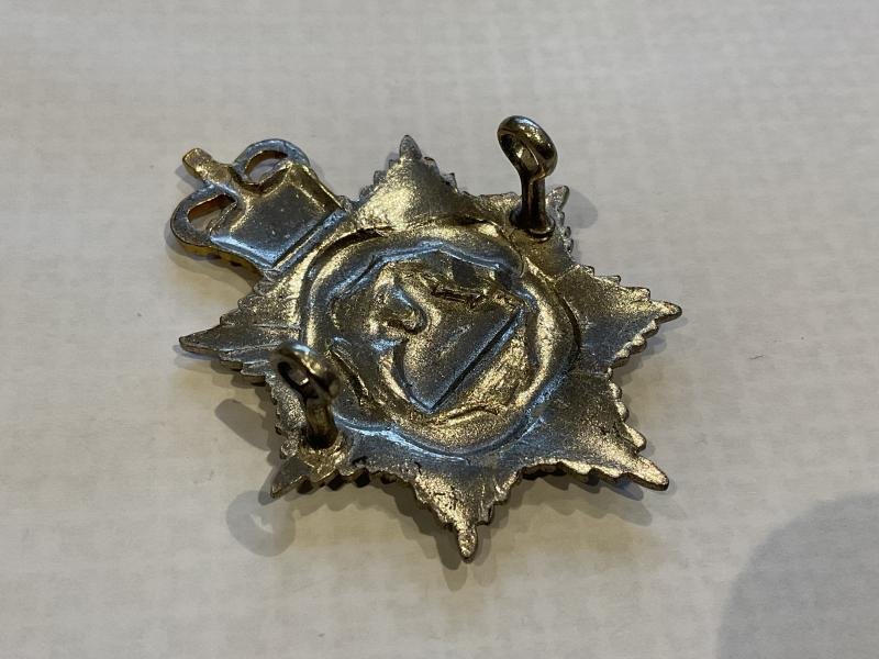 Royal Regiment of Gloucester & Hampshire Regt 1969-70 officers cap badge — image 2