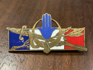 French Military Forces in North Africa enamel badge.