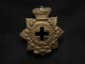 Q.V.C Army Hospital Corps cap badge