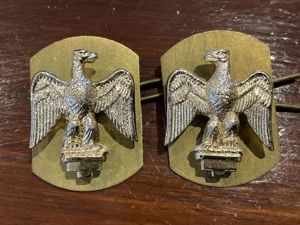 Anodised Essex Regiment collar badges 1954-59 pattern.