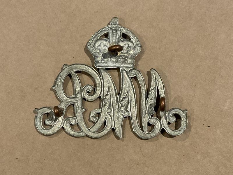 S.A Natal Mounted Rifles helmet plate circa 1922-43. — image 2