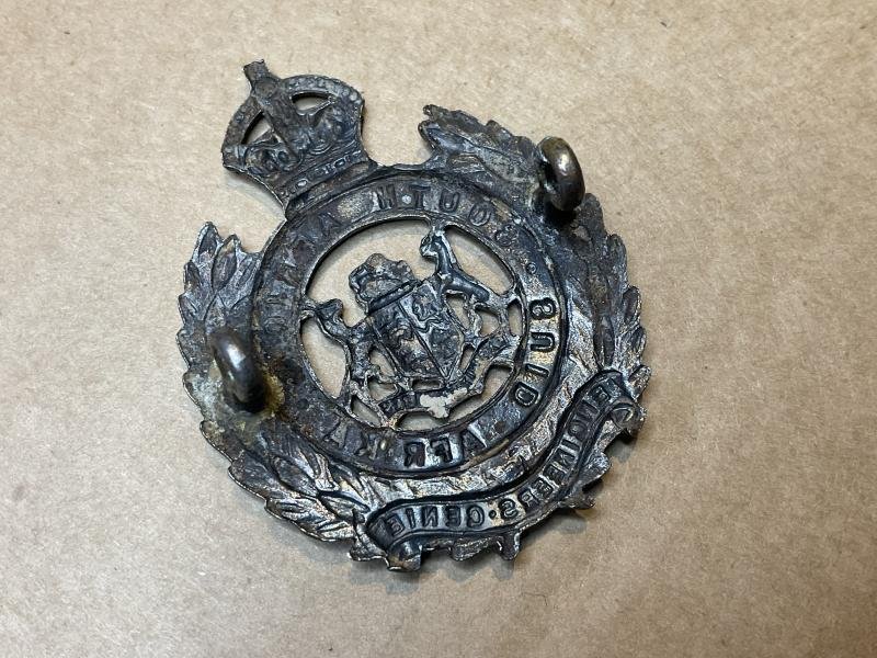 WW2 South African Corps of Engineers officers cap badge. — image 2