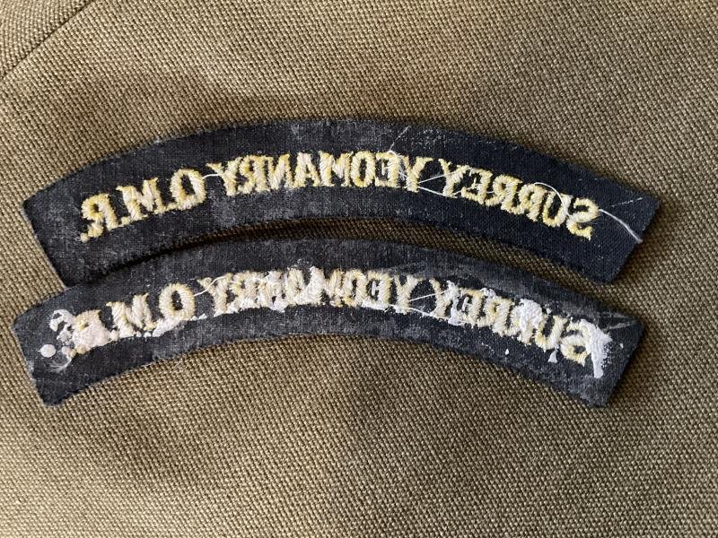 SURREY YEOMANRY Q.M.R (298th Field Regt R.A) titles. — image 2